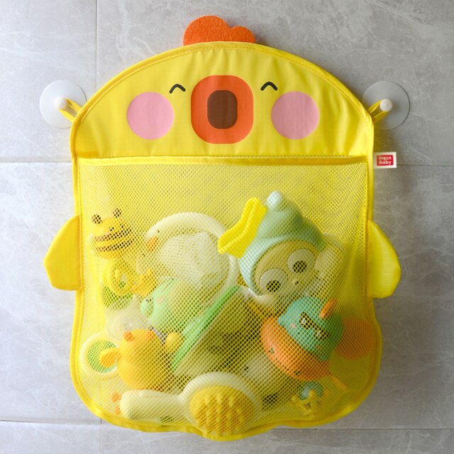 New Baby Water Toy piscina cartone animato animale anatre da bagno granchio avvolto catena orologio da bagno giocattoli da bagno per neonato regalo per bambini: 1pcs Yellow Bag