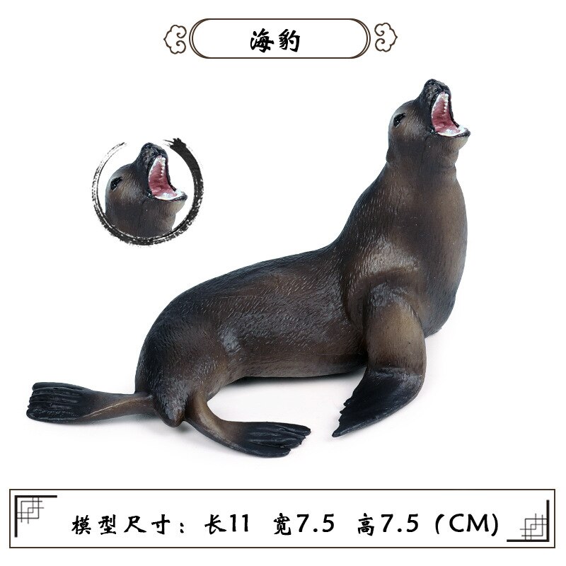 Simulatie Oceaan Dier Seal Zeeleeuw Walrus Model Action Figure Beeldjes Collectie Cognitie Educatief Childrens Toys: M-202