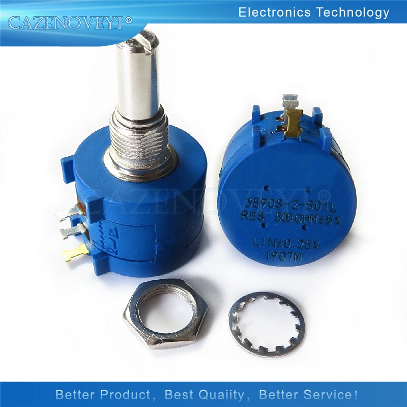 1pcs/lot 3590S 1K 2K 5K 10K 20K 50K 100K ohm Precision Potentiometer Adjustable Resistor 3590 102 103 502 103 203 503 104