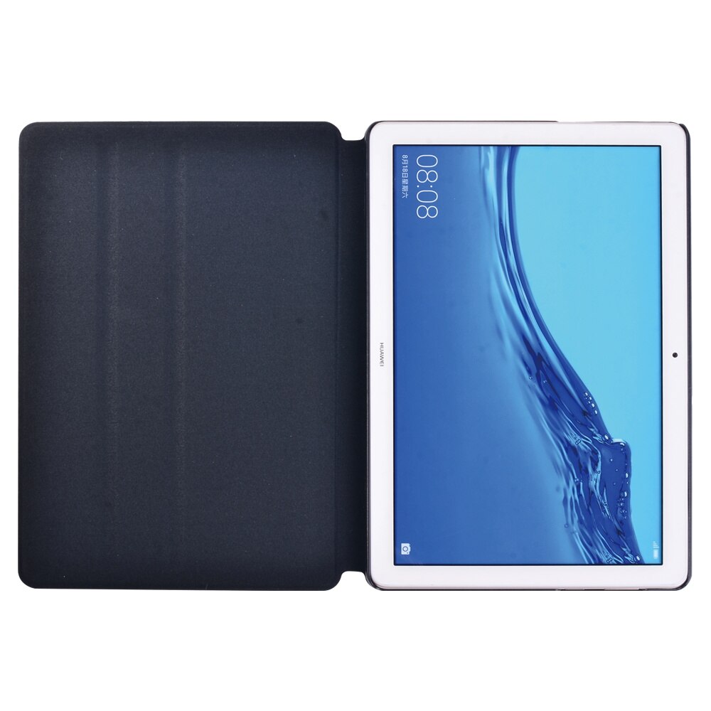 Nettbrettetui til huawei mediapad  t5 10 10.1 tommers sammenleggbart stativdeksel + bærbart bluetooth-tastatur + penn