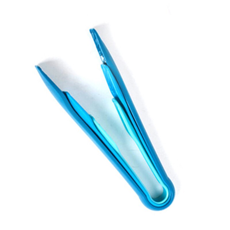 Pinzas de plástico para cocina, utensilios de cocina para servir, para barbacoa, ensalada, asar, freír, 3 uds.: blue