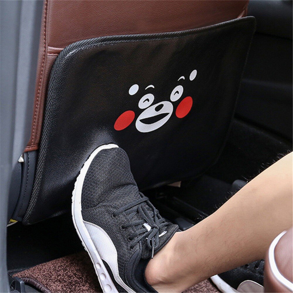 Leuke Cartoon Auto Seat Protector Back Auto Anti Kick Mat Auto Styling Seat Cover Pad Beschermende Mat Auto Accessoires te Reinigen