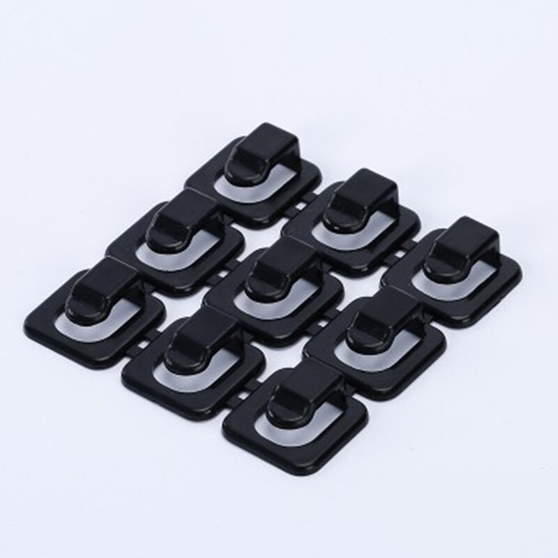 Self-adhesive Wire Organizer Holder Desk Cable Clip Home Electric Wire Wall Portable Immobilization Accessories Clip Buckle: B