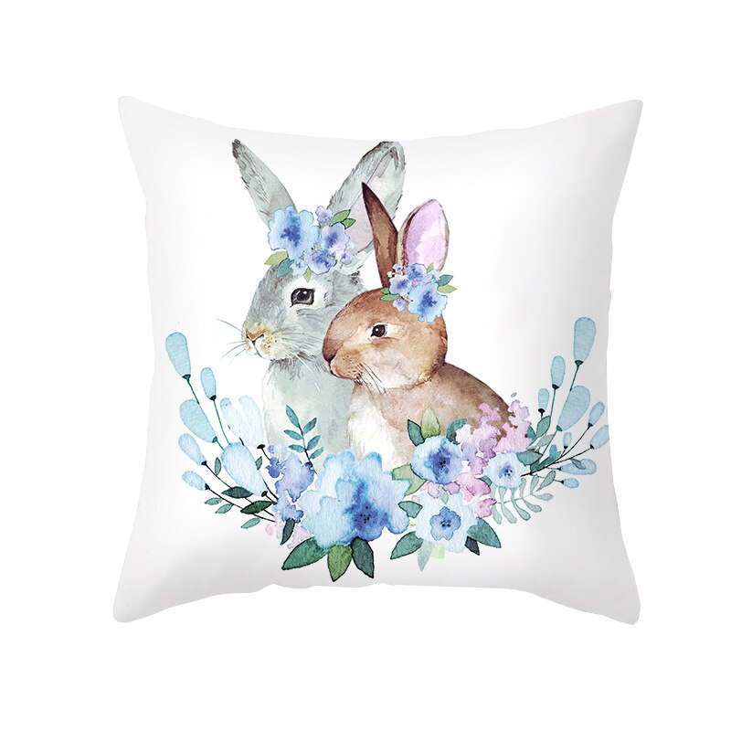 Kids Kussensloop Brief Kussenhoes 45*45 Sierkussen Covers Decor Kussens Bank Polyester Bloemen Home Decor Kussenslopen: 7