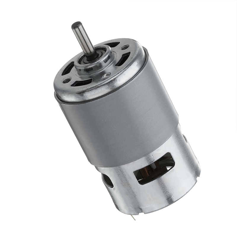 775 DC Motor DC 12V-24V Max 35000 RPM Ball Bearing Large Torque High Power Low Noise Gear Motor Electronic Component Motor