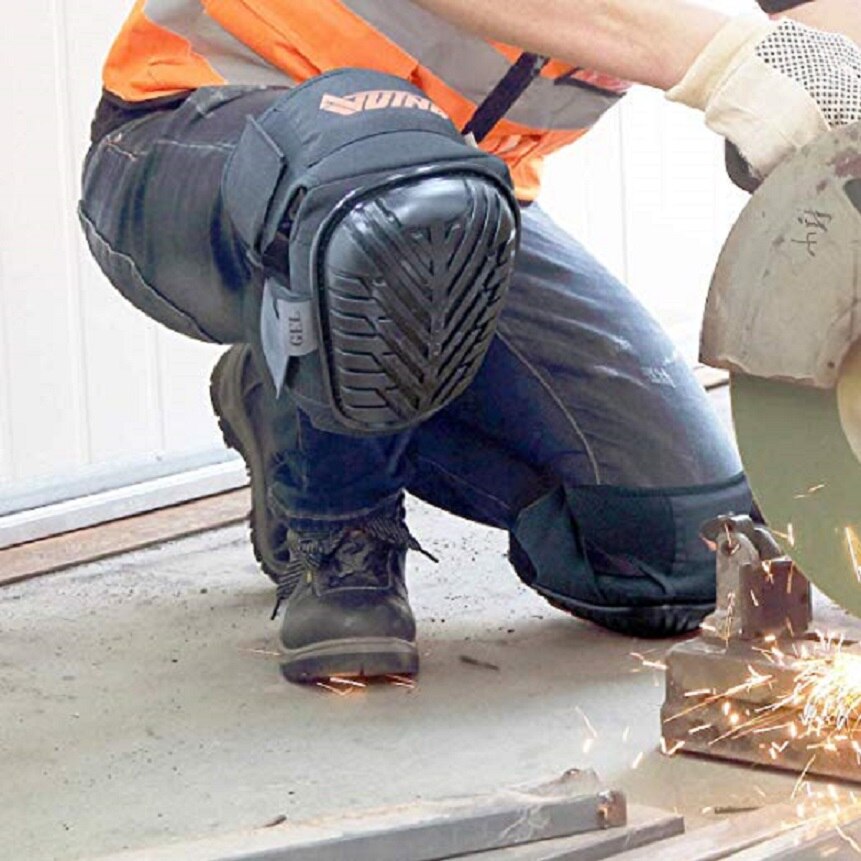 Heavy Duty EVA Foam Padding Knee Pads with Comfortable Gel Cushion and Adjustable Straps for Working, Gardning