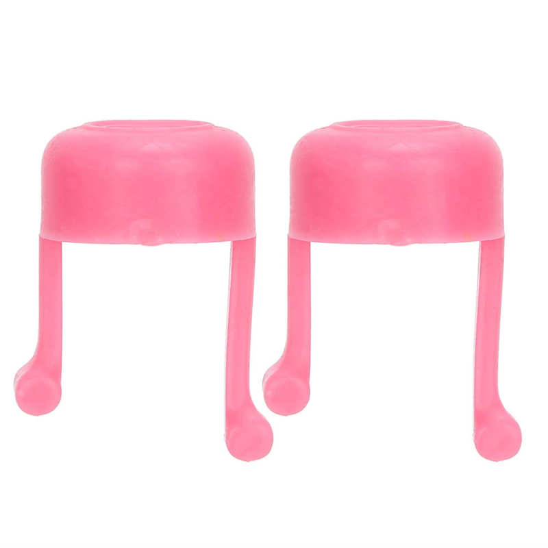 Ayuda portátil para gotas de ojos, aplicador de ayuda práctico, soporte para botella de gotas para ojo, herramienta para gotas: Pink