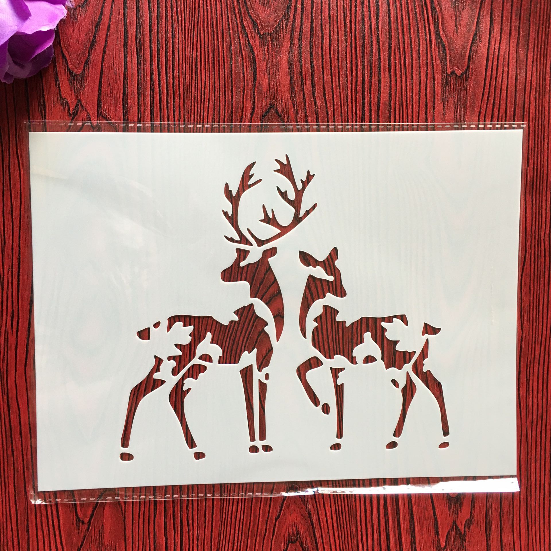 A4 29 * 21cm Sika Deer DIY Stencils Wall Painting ... – Vicedeal