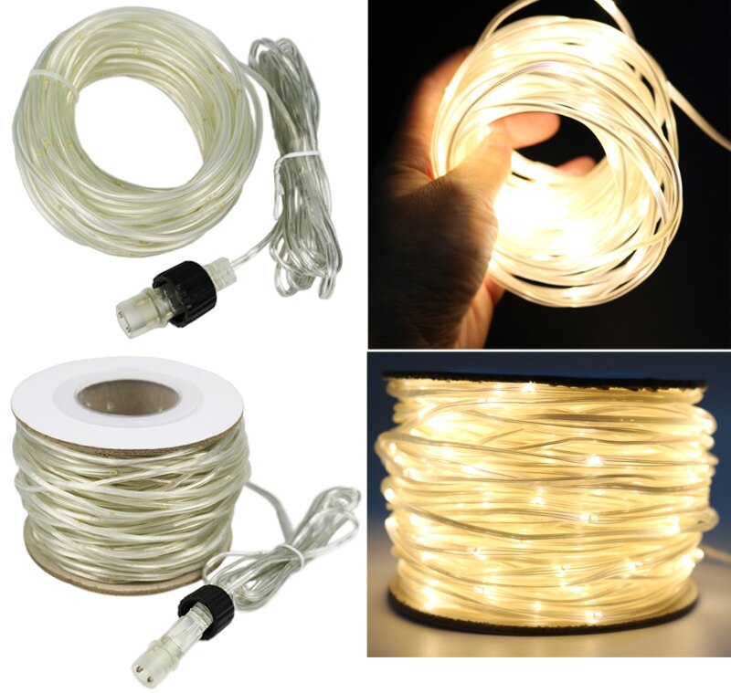 The longest LED Street Garland IP68 Waterproof Neon Sign LED Light Christmas Party Decoration Outdoor Tube Rope Light Led Strip