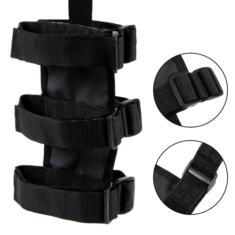Bil veltebøyle brannslukningsapparat holder biltilbehør brannslukningsapparat feste stropp for jeep wrangler tj jk  jl 97-18