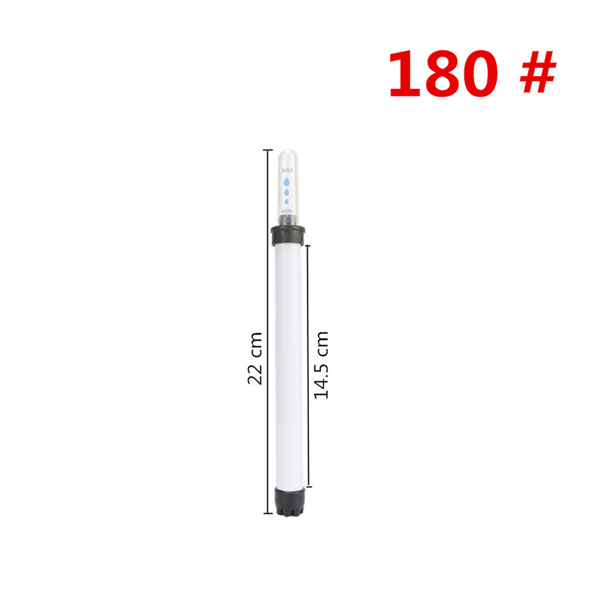 Indicateur de niveau d'eau pour plantes d'intérieur, compteur de plantes hydroponiques, bouée, rappel de pénurie d'eau, prise d'affichage, outils de jauge d'humidité en pot: Grey