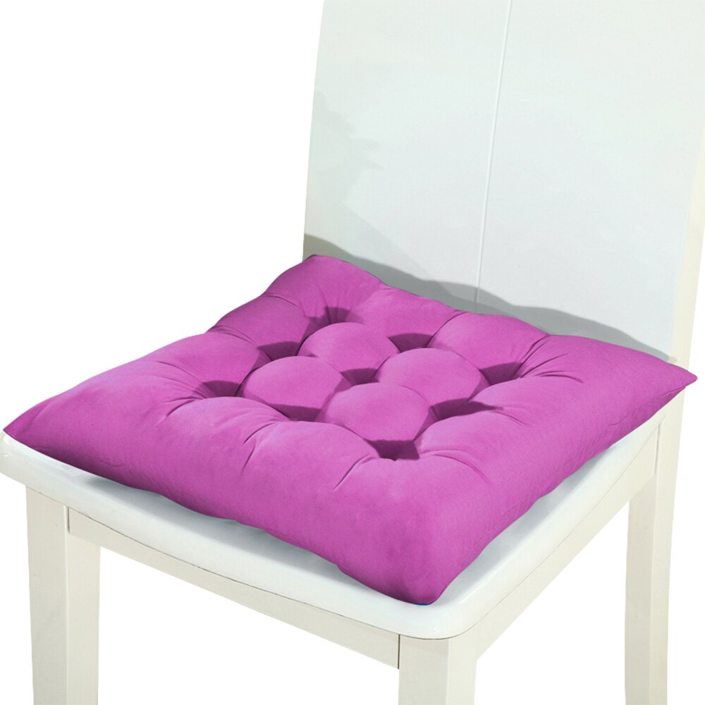 Kamer 1/2/4 Pcs Kussen Winter Kantoor Kussen Stoel Achterbank Kussen Sofa Kussen Hip Kussen 37x37cm: ZD19