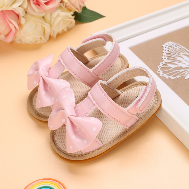 Baby Zomer Sandalen Mooie Strik Baby Prinses Schoenen 0 Tot 18 Maanden, Neonatale Recreatieve Schoen Peuters: c / 0-6 months