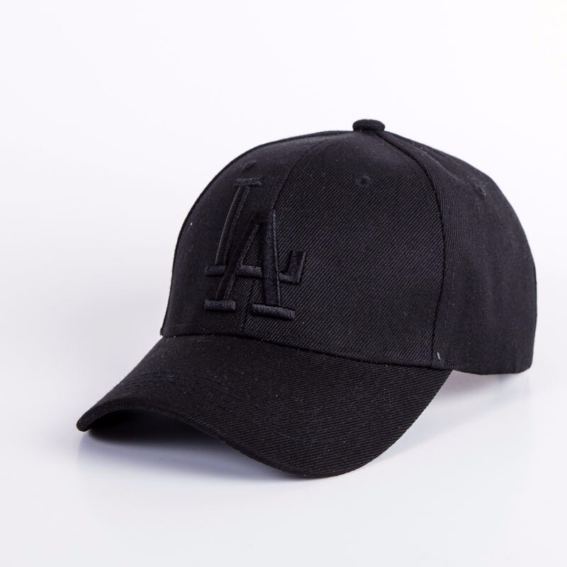 frauen Männer LA Dodgers Baseball Kappe Brief Stickerei Knochen Hysterese Hut Sommer Outdoor Einstellbare Hip Hop Hüte Casquette Caps: la-black