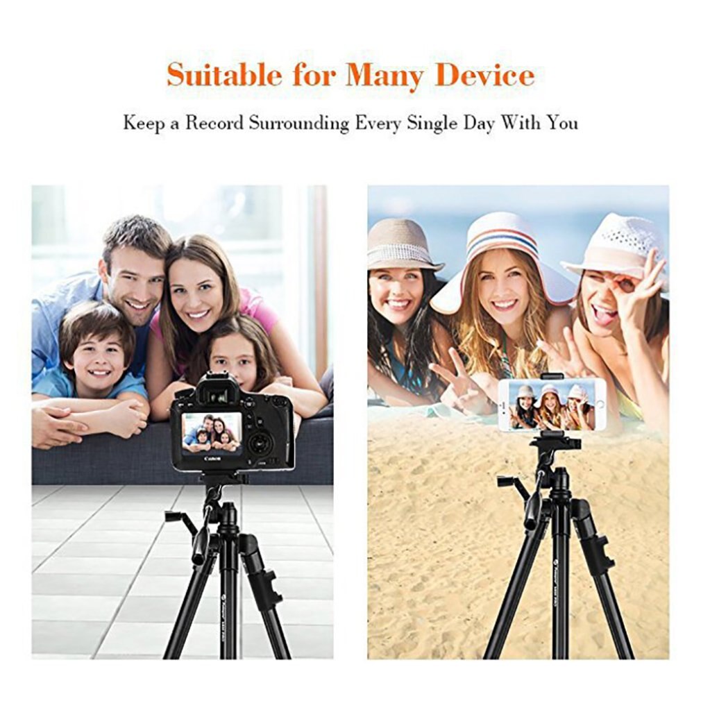 High Self-Timer Tripod With A Clip Live Live Mount Camera Tripod Retractable Selfie Rack Portable