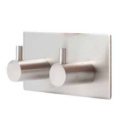 3M Self Adhesive Wall Door Back Hooks Heavy Duty Stainless Steel Clothes Hanger Bathroom Kitchen Towel Rustproof Hook: E