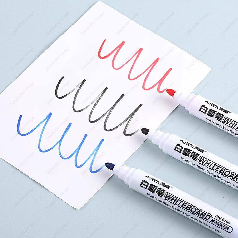100-1pcs Erasable Whiteboard Marker Pen Teaching Chalk Blackboard Marker for Ceramics Glass Office School Art Stationery