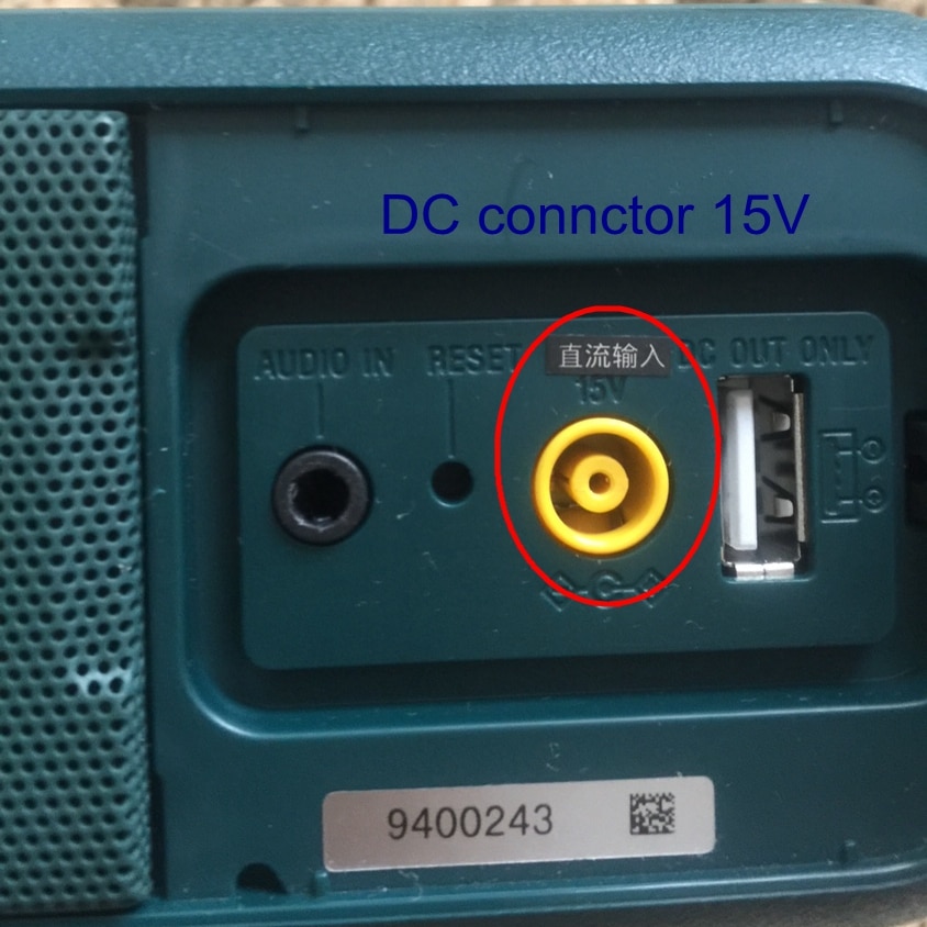 15v 3a vekselstrømsadapter oplader til sony srs -xb3 x55 srs-btx 500 bluetooth højttaler strømforsyningsadapter ac -e1525m 15 v 2.5a