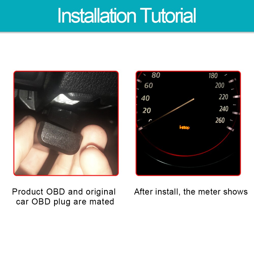 i-stop Starter Parts Car Start-Stop OFF Switch OBD Automatic Start Stop Closer Device Protect Engine For Mazda Atenza Axela