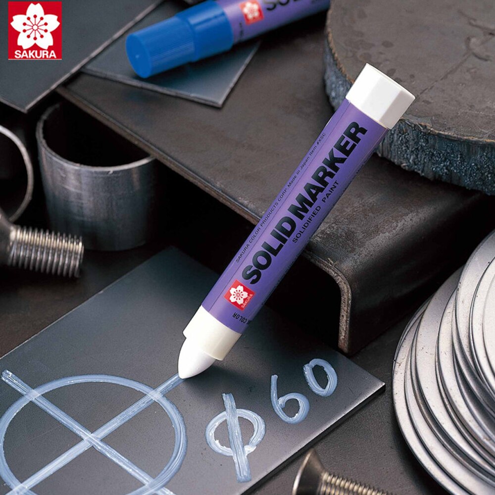 1pcs SAKURA XSC Solid Paint Pen Industry Water Writing Steel High Temperature Marker Pen Paint Pen Does Not Fade Marker Pen