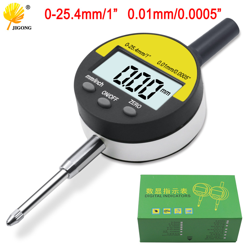 0-25.4mm digital dial indicator dial test indicator indicator meter accuracy test dust precision tool