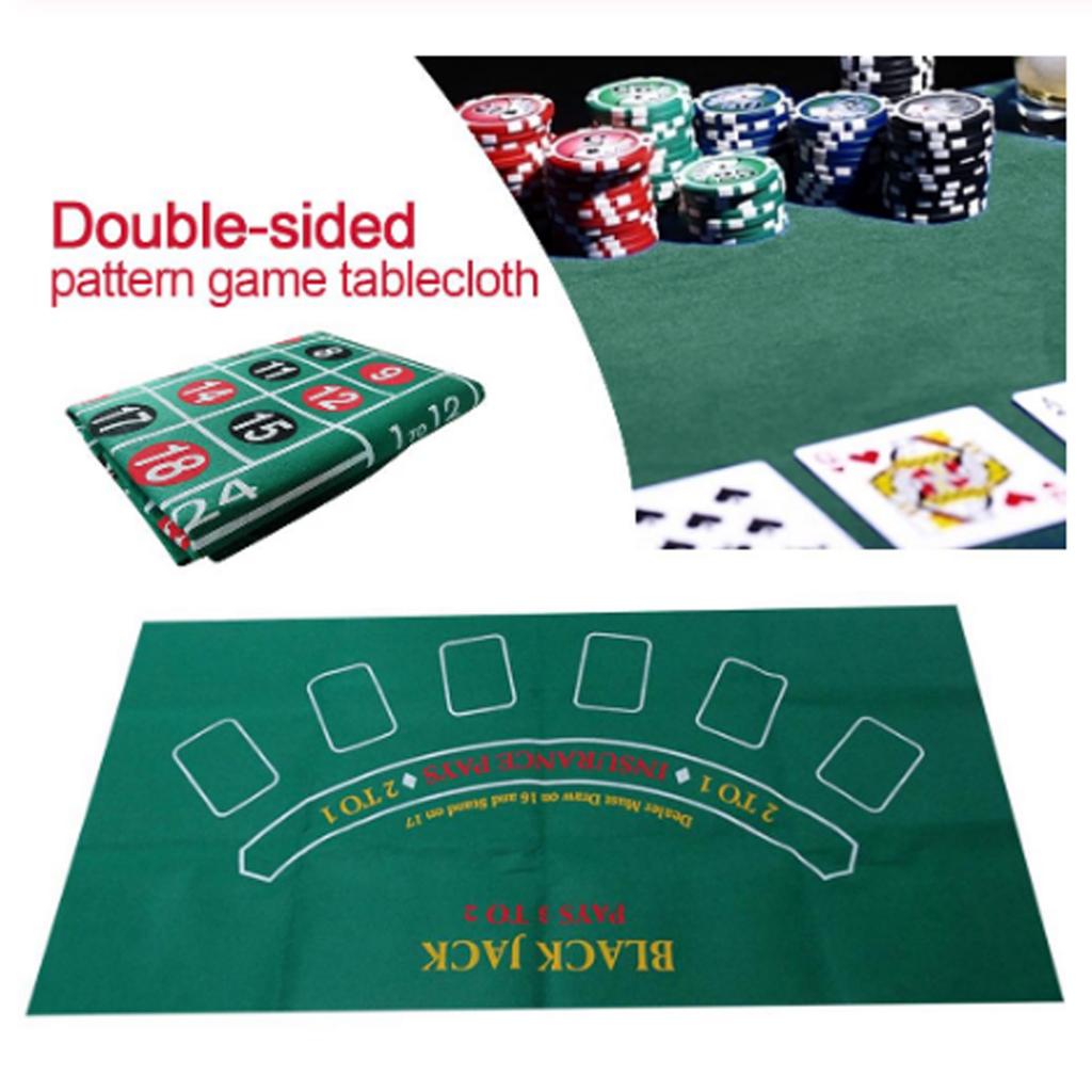 24 &quot;X 47&quot; Roulette Casino Tafel Vilt Tafelkleed Board Game Layout Craps Mat