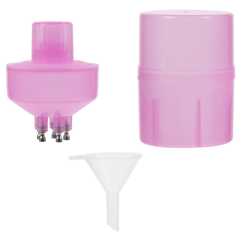 1 Set Empty Bottle Applicator Dropper Applicator Bottle For Hair Care Solon Home Applicator Bottles Hairstyling Accessories: Pink