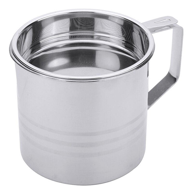 Oil Strainer Pot Stainless Steel Container Jug Storage Can with Filter Leakproof Cooking Oil Pot Dispenser Kitchen Tools