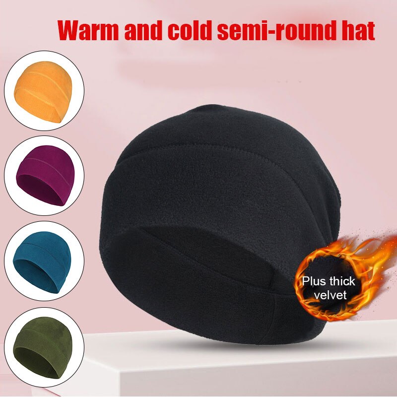 Skull Cap Helmet Liner for Men Warm Sweat Wicking Under Motorcycle Hard Hat Liners Cycling Beanie