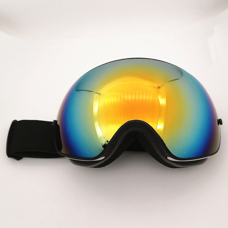 Ski beskyttelsesbriller  uv400 briller sne briller voksen udendørs sport: Rød len