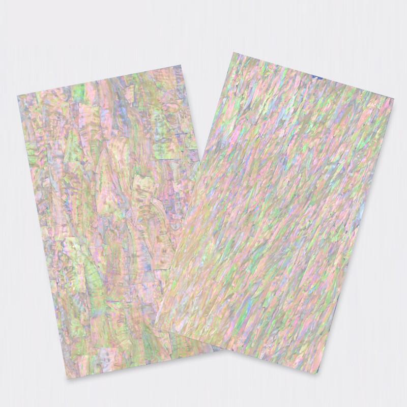 2mm pärlemor papper kakel abalone naturlig skal mosaik diy box dekor pack  of 2
