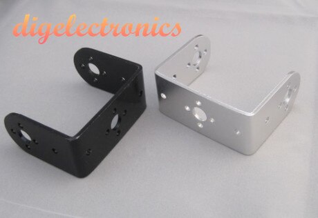 Metal Servo Mount Bracket Short U for Robot Arm For MG995 996R Steering Gear Pan and Robotic Claw Mechanical Paw DIY for Arduino