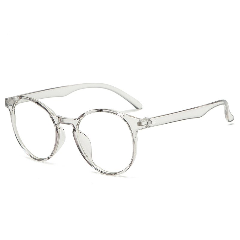 Seemfly blue light glasögon herr datorspelglasögon transparent optisk glasögonbåge dam anti blue ray glasögon unisex: Grå