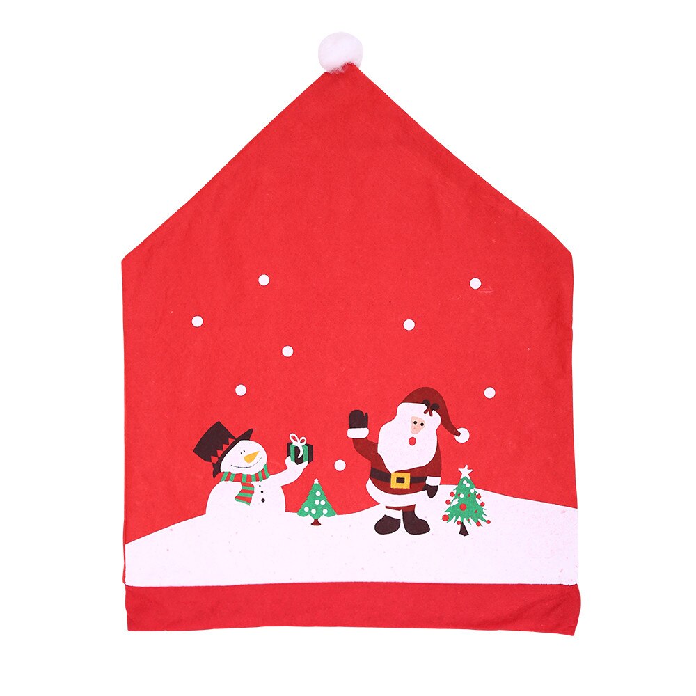 Natal chairies capa papai noel cozinha cadeira de mesa cobre natal festa de férias decoração para casa navidad: Default Title