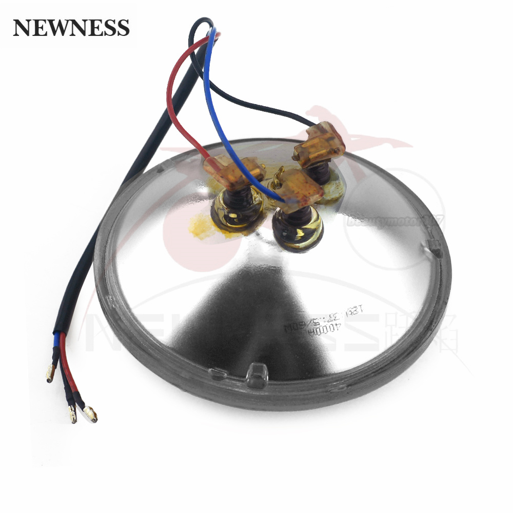 4.5 -tommers forseglet strålelampe glasslinse motorsykkel retro gammeldags frontlykt frontlykt halogenfrontlykt fjern-/nærlys 60w