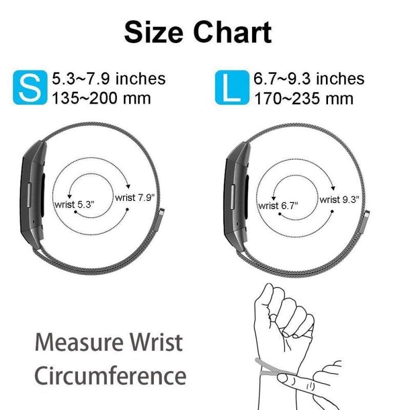 9 Colors For Fitbit charge 3 Fitness Band Magnetic Milanese Stainless Steel bracelet Replacement bands For charge3 strap