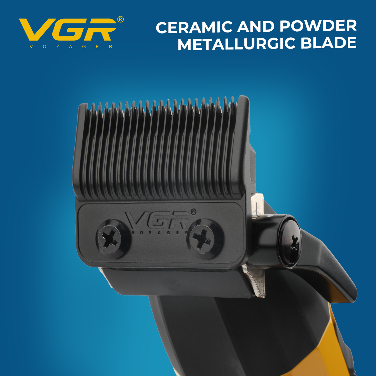 VGR Hair Clipper Hair Cutting Machine Barber Cordless Clippers Metal 9000 RPM Electric Hair Clippers for Men V-285