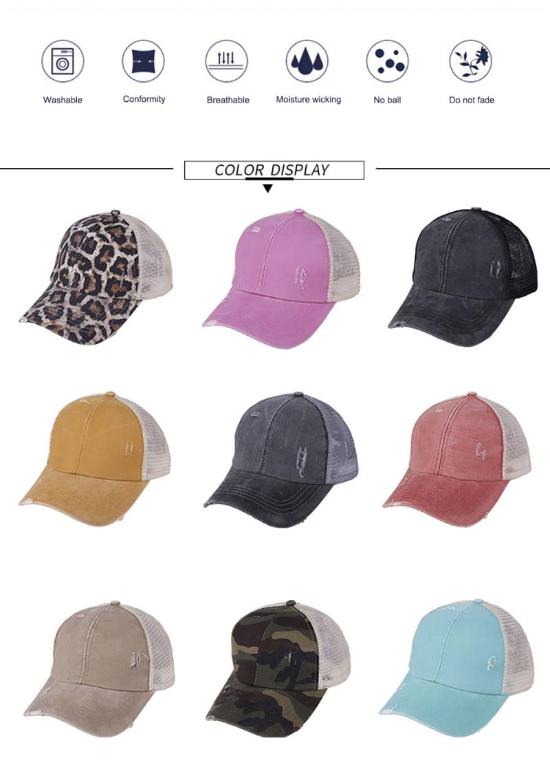 Casquette de Baseball queue de cheval pour femmes, en coton délavé, style camionneur, à paillettes, en Satin, pour papa, pour l'été, TSLM1