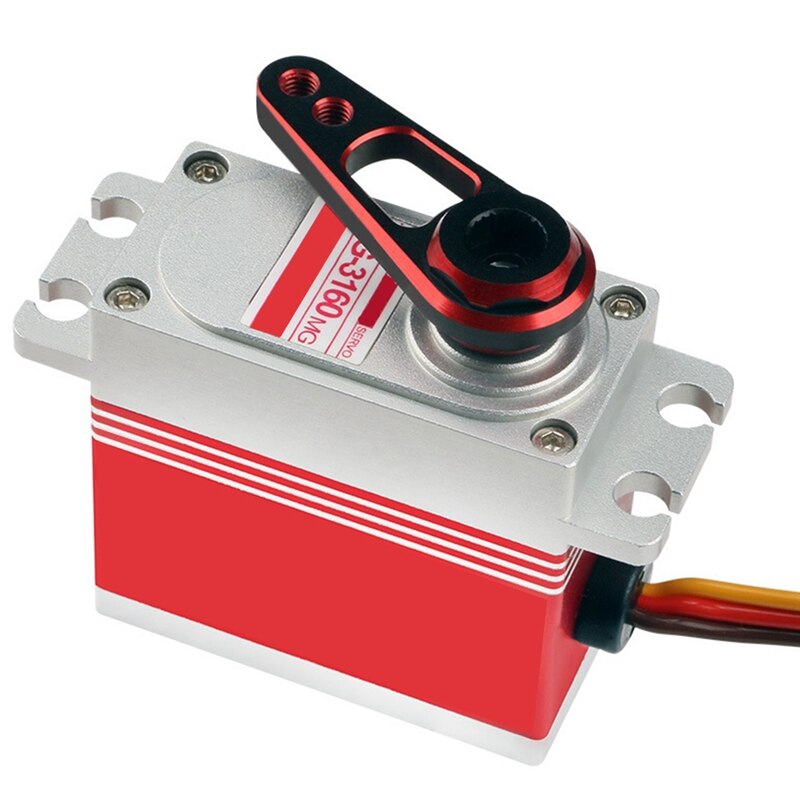 Brazo Servo de dirección de doble agujero, 25T, para RC Crawler Axial SCX10 90046