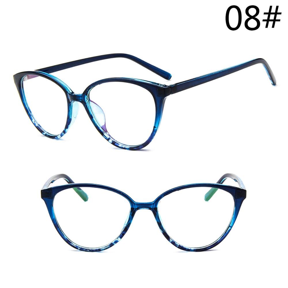 Wishclub retro briller runde metal briller kvinder mænd almindeligt glas kvindelige transparente briller: 8