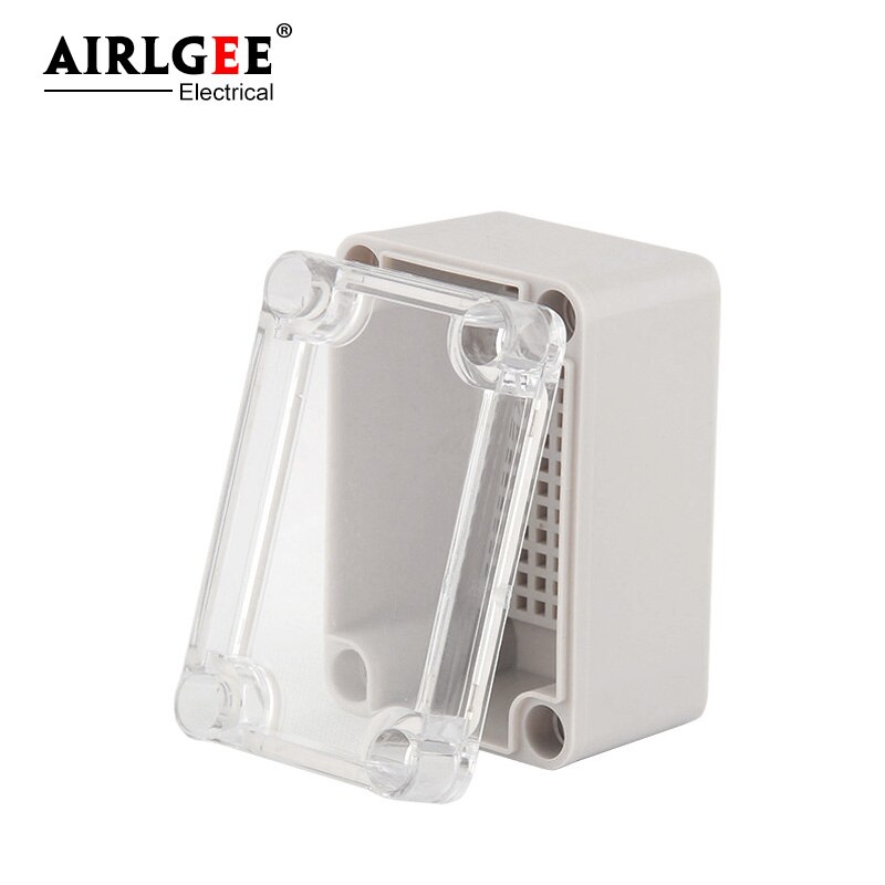 95*65*55mm outdoor waterproof junction box plastic transparent cover terminal box cable rainproof sealed box