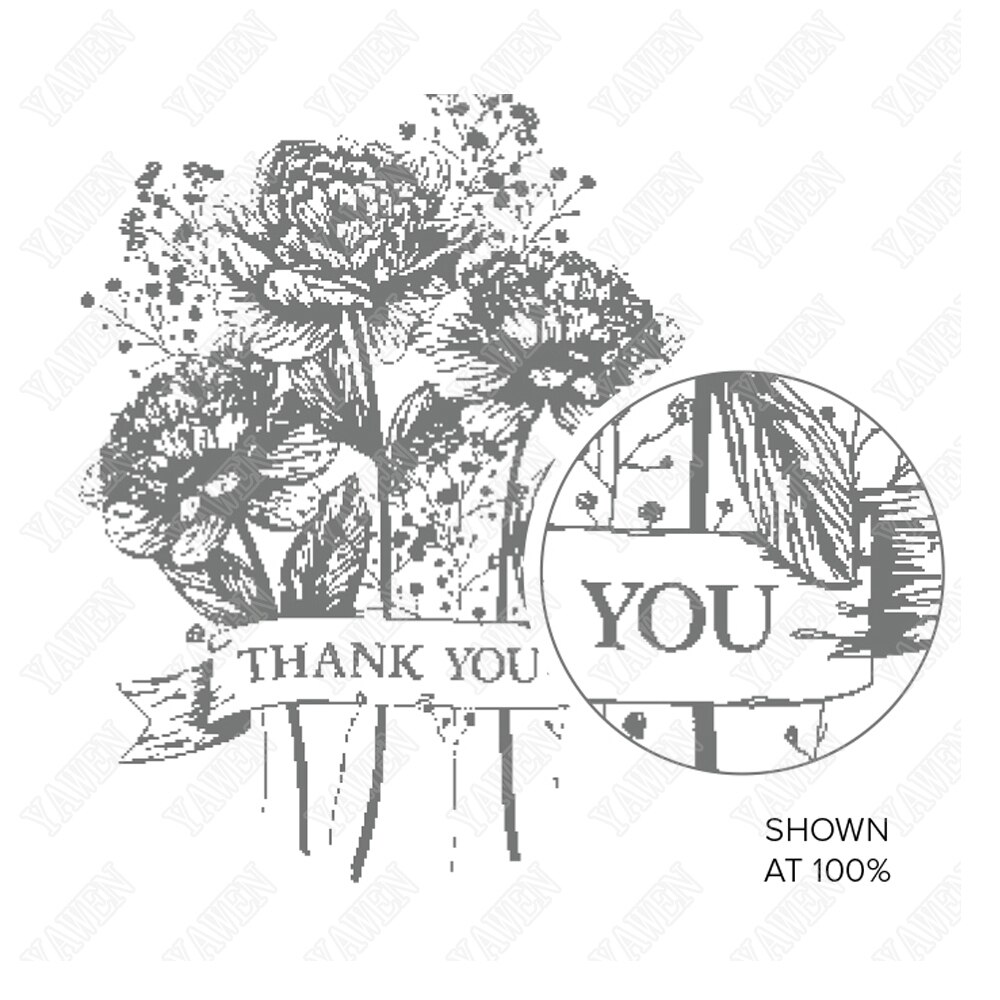 Tropical Plants Clear Flowers Vintage Clear Stamps Scrapbooking Make Photo Album Card Diy Paper Embossing Craft Supplies: zx3200-Stamps