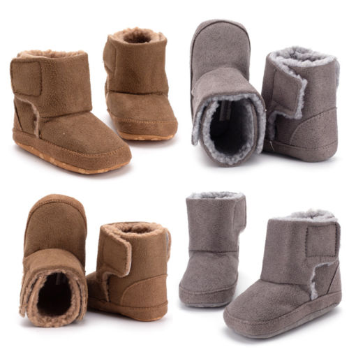 2018 infantile Del bambino del bambino Delle Ragazze Dei Ragazzi Dei Bambini di Inverno Caldo di Spessore della Neve Stivali di Pelliccia Scarpe