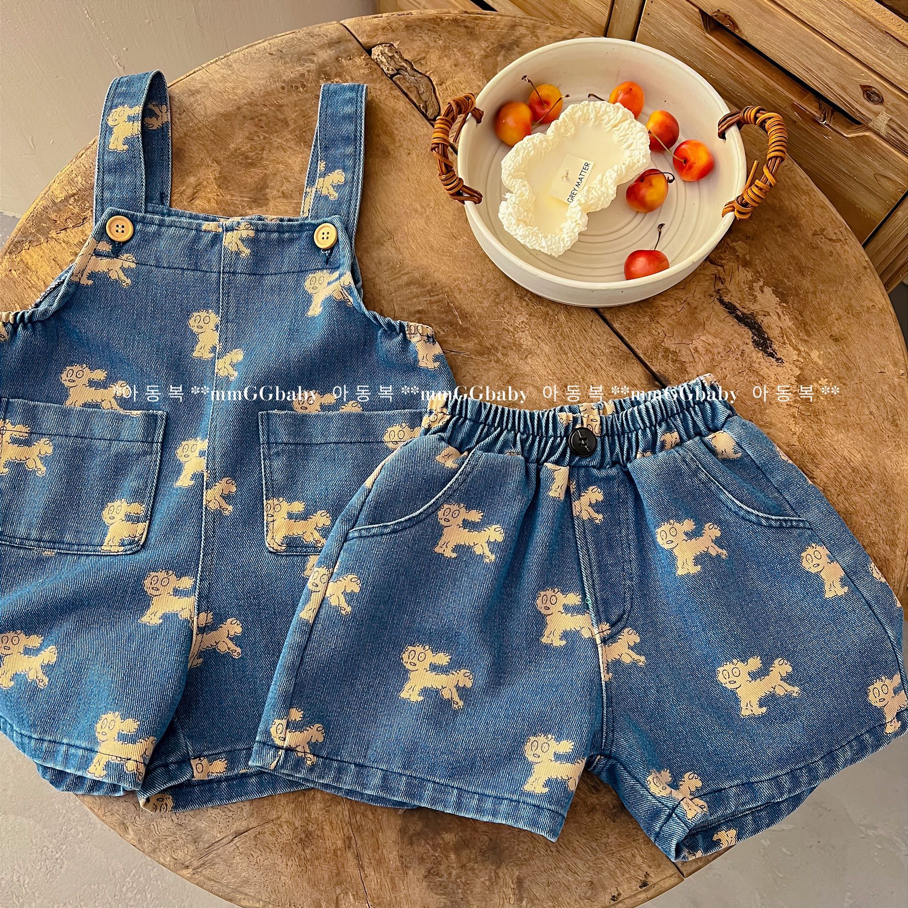 Pantalones cortos de tela vaquera para niños y niñas, Shorts con estampado de dibujos animados, suaves, para playa, verano, 2022
