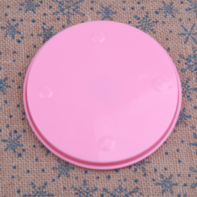 14cm Pink Pottery Wheel Modelling Platform Sculpting Model Making Clay Tools Plastic Round Rotary Turn Plate Polymer Clay Tools