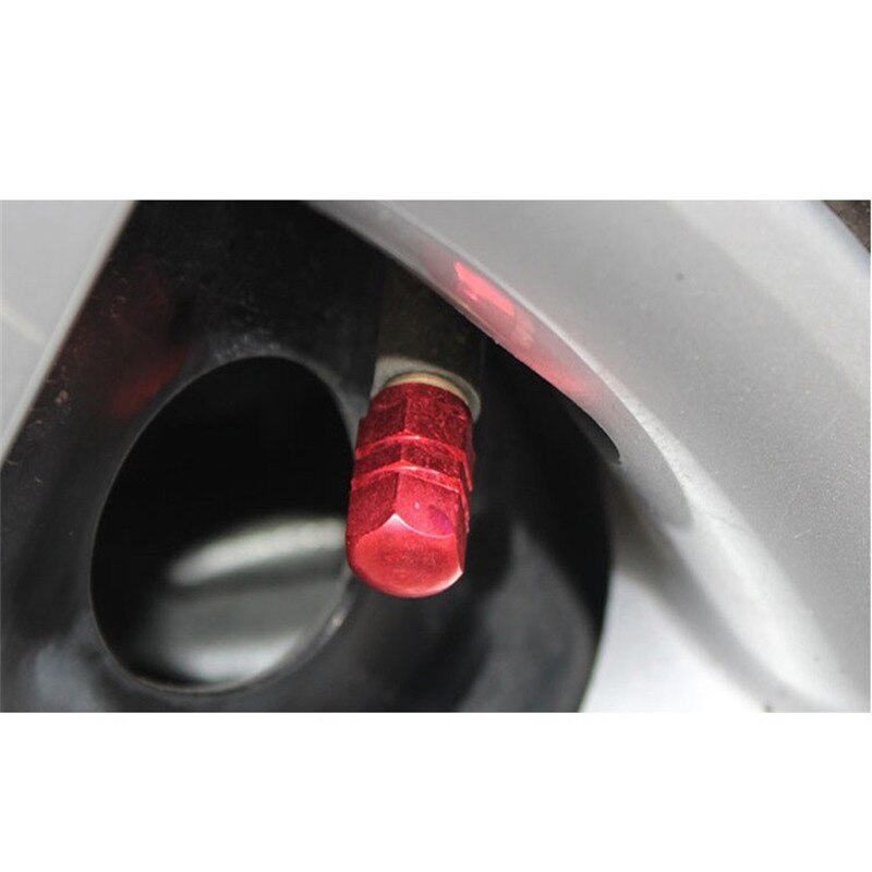 4 Uds tapon rueda coche tapones valvula coche enchufes de rueda de neumático de neumáticos Tapa Valvula para rueda de motocicleta tapas Theftproof aluminio rueda de coche Tapa de válvula tapas de válvula de aire tapone
