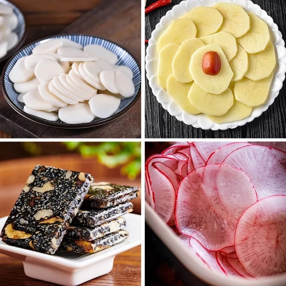 Portable Table Cutting Slicers Multifunctional Manual Cutter Machine for Ejiao Rice Cake Kitchen Stainless Steel Slicer