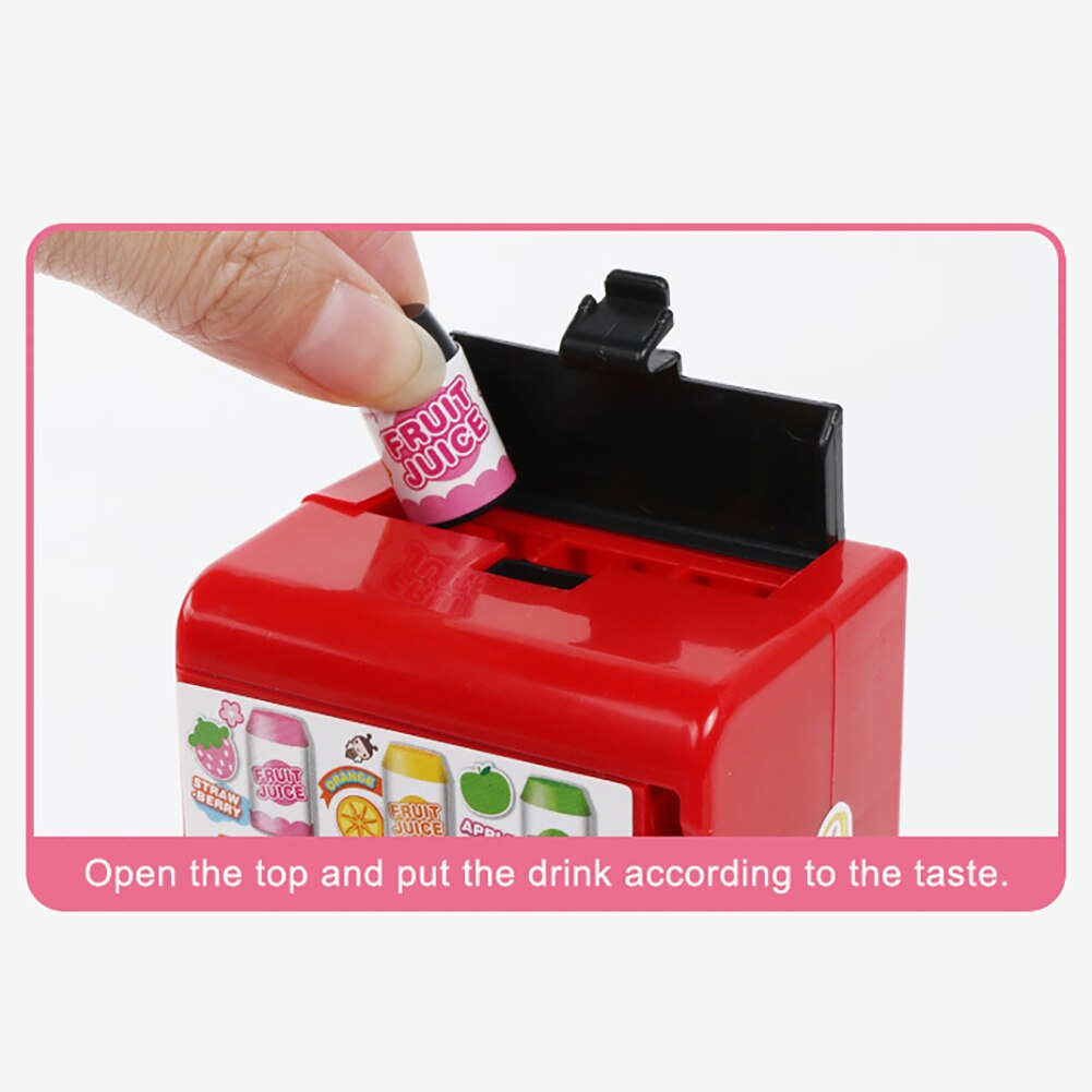 Kids Child Simulated Sound Drink Vending Machine Role Play Puzzle Toy Prop Children the Best House