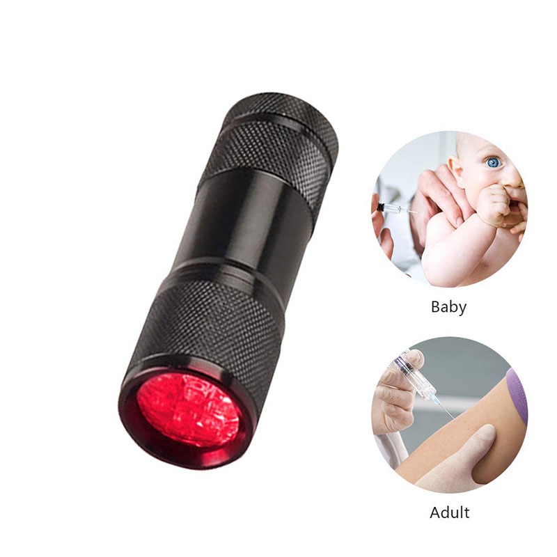 TOPCOM RedSight Red LED Flashlight for Reading Astronomy Star Maps and Preserving Night Vision