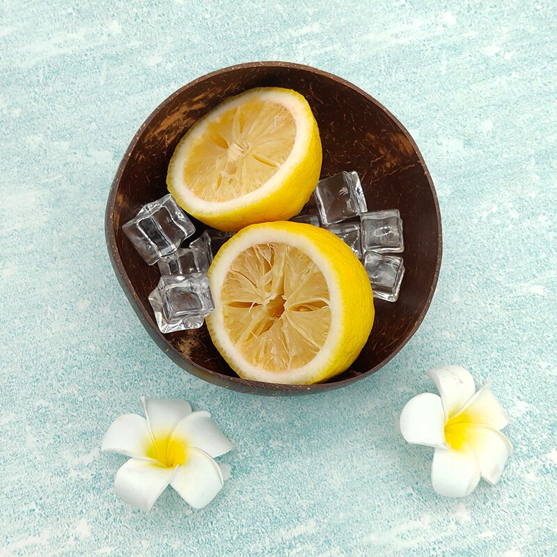 Cuenco de cáscara de coco Natural, cuenco de una sola capa de cáscara de coco antiguo, vajilla comestible, Bol para postre de arroz, recipiente para fruta